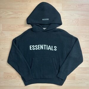 Fear of God Essentials Black Hoodie